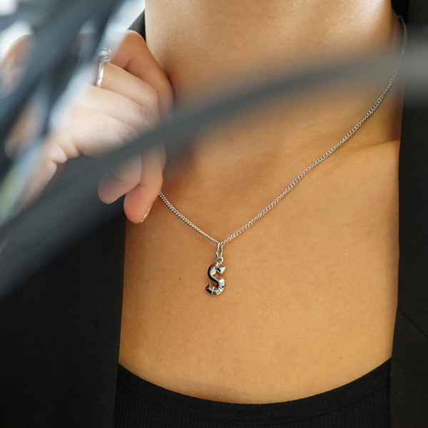 Nikita By Niki I AM UNIQUE - INITIAL PENDANT NECKLACE - SILVER