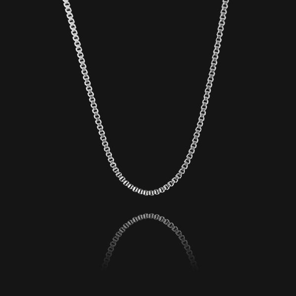 nikita by niki Box Chain Necklace - Silver