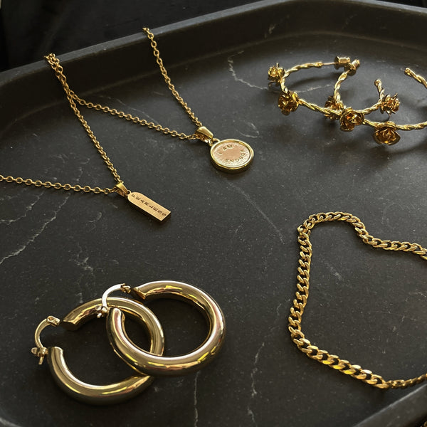 Nikita By Niki Cuban Chain Necklace - Gold