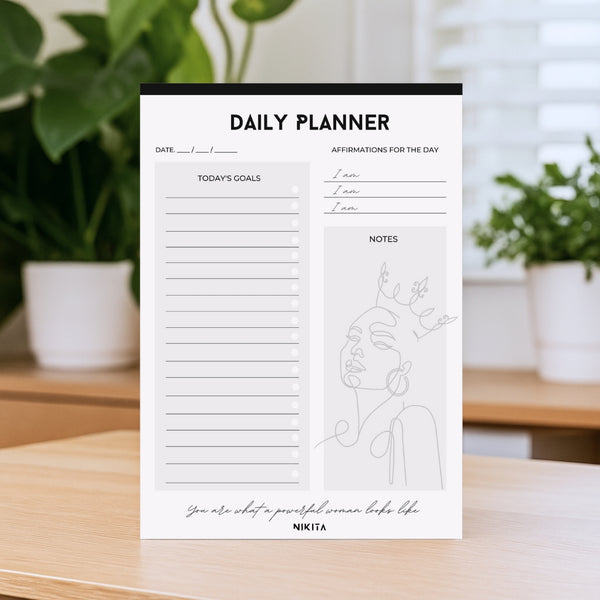 nikita by niki Daily Planner Desk Pad