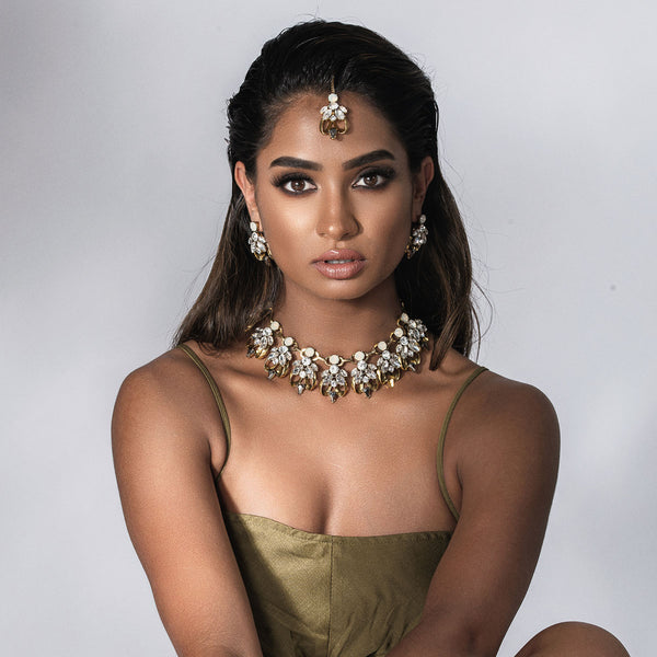 Nikita By Niki LEILANI Choker & Earrings Set