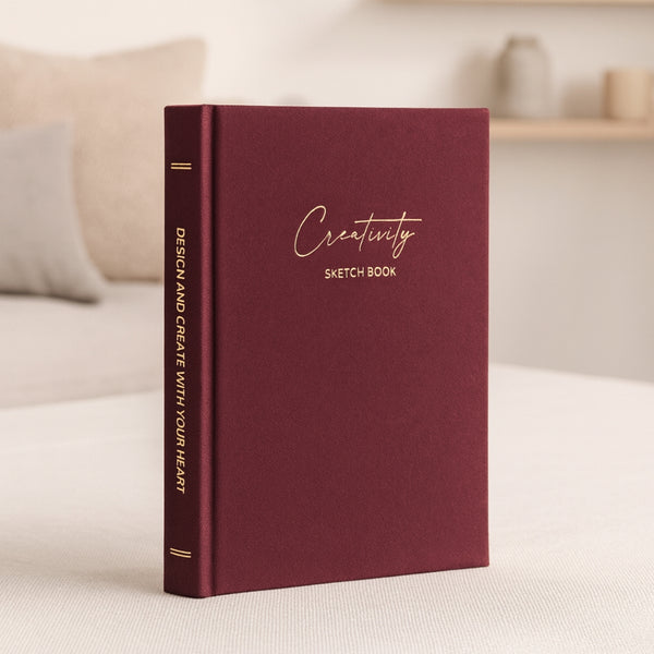 nikita by niki Linen Creativity Sketch Book