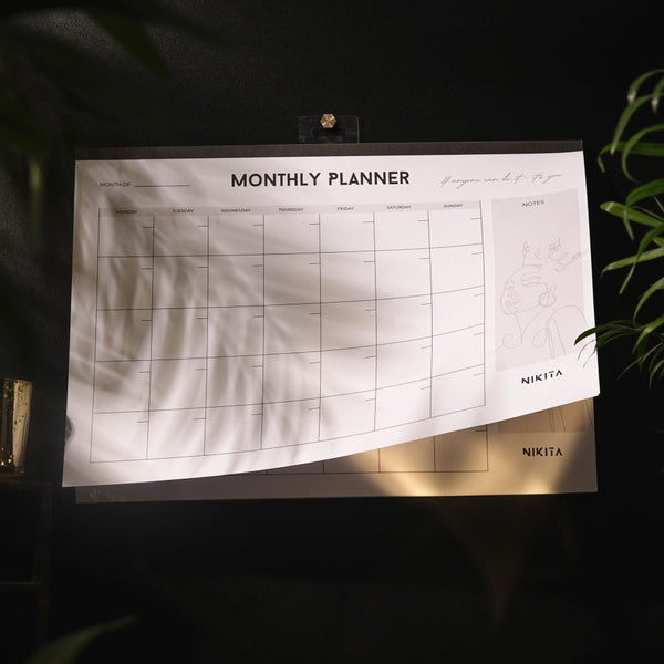 Nikita By Niki Monthly Planner Wall Calendar