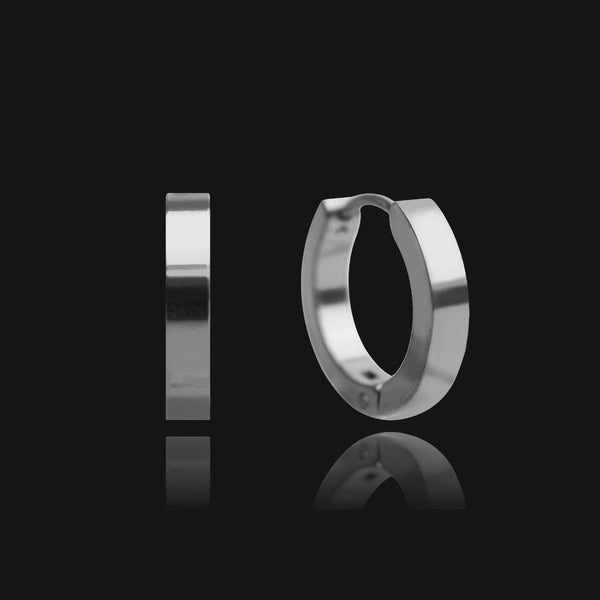 nikita by niki PIXI Huggie Hoop Earrings - Silver