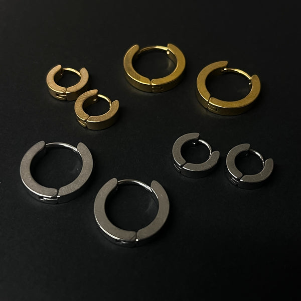 Nikita By Niki PIXI Sleeper Hoop Earrings - Gold