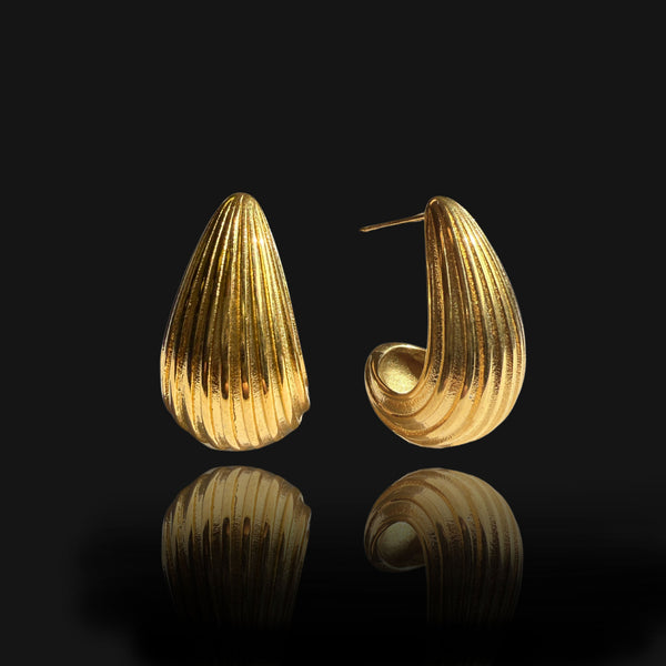 nikita by niki SASKIA Statement Earrings - Gold