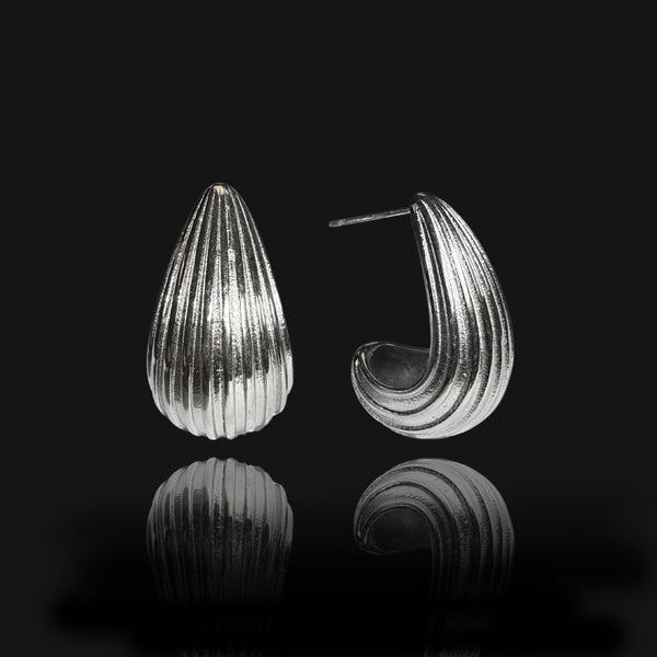 nikita by niki SASKIA Statement Earrings - Silver
