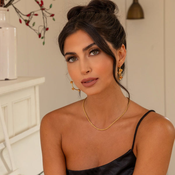 Nikita By Niki Twist Chain Necklace - Gold