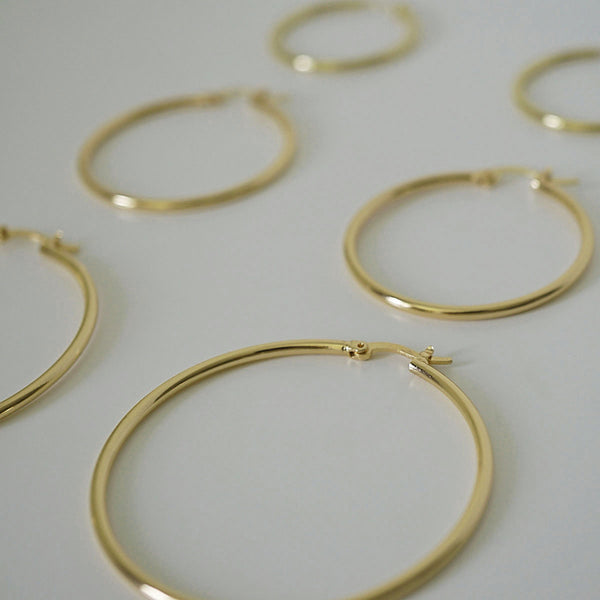 Nikita By Niki Venice Small Hoop Earrings - Gold