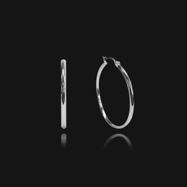 nikita by niki Venice Small Hoop Earrings - Silver