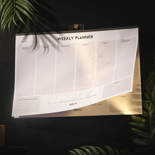 Nikita By Niki Weekly Planner Calendar