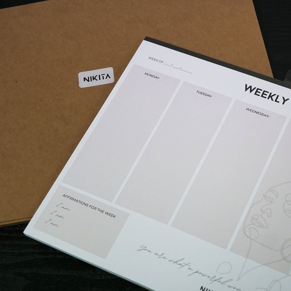 Nikita By Niki Weekly Planner Calendar