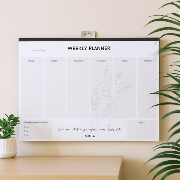 nikita by niki Weekly Planner Calendar