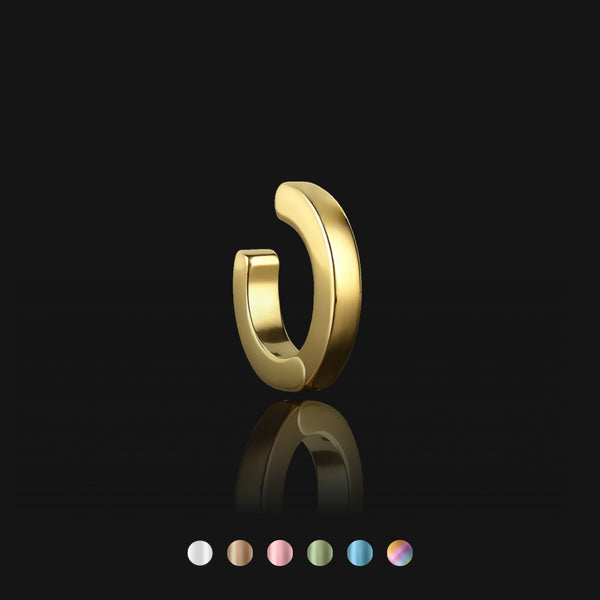 nikita by niki Plain Pain-Free Hinged Ear Cuff - Gold