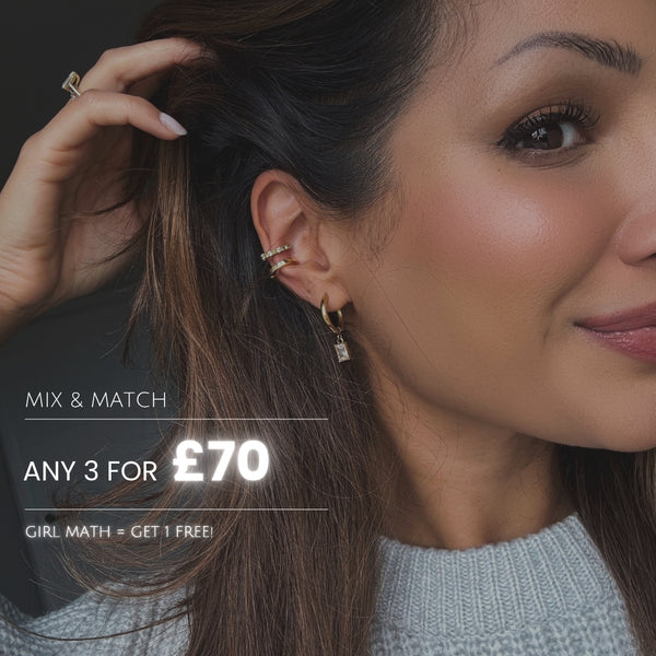 Nikita By Niki Plain Pain-Free Hinged Ear Cuff - Silver