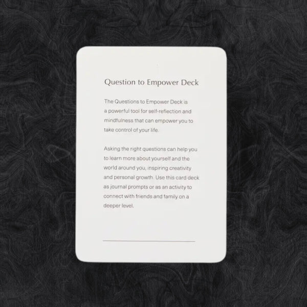 Nikita By Niki Questions To Empower Card Deck - Mindfulness Gift