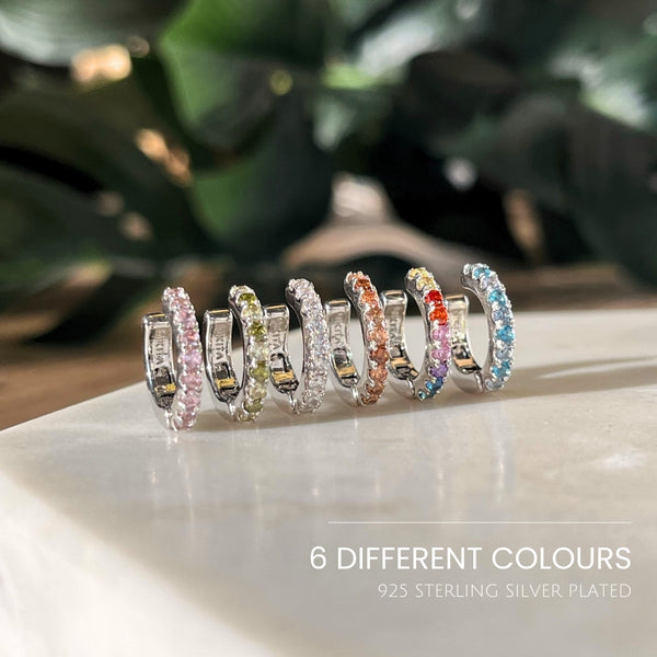 Nikita By Niki Rhinestone Pain-Free Hinged Ear Cuff - Silver