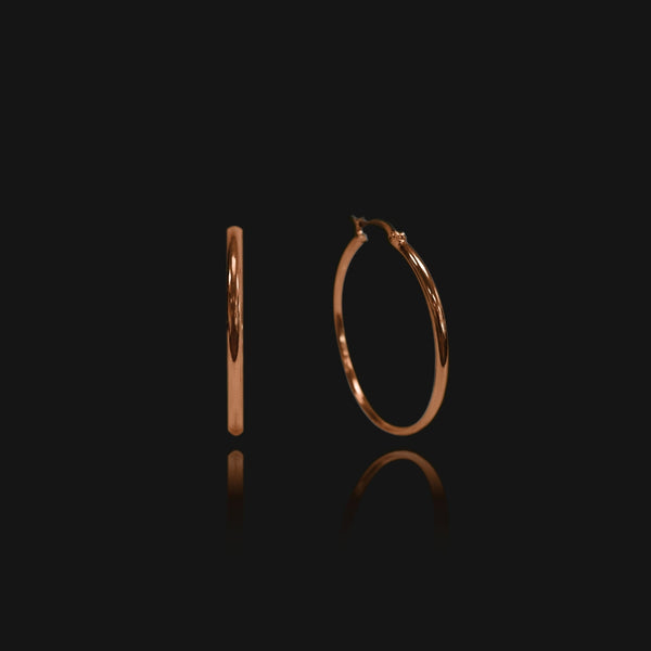 nikita by niki Venice Small Hoop Earrings - Rose Gold