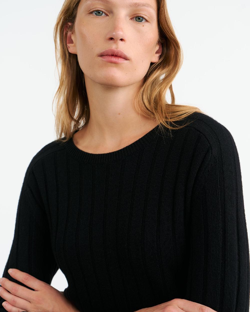 Nili Lotan ALISE SWEATER BLACK