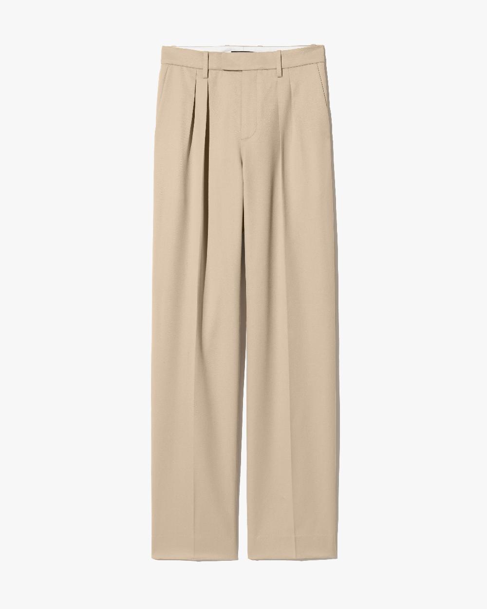 nili lotan ALPHONSE WOOL PANT ROOSEVELT KHAKI
