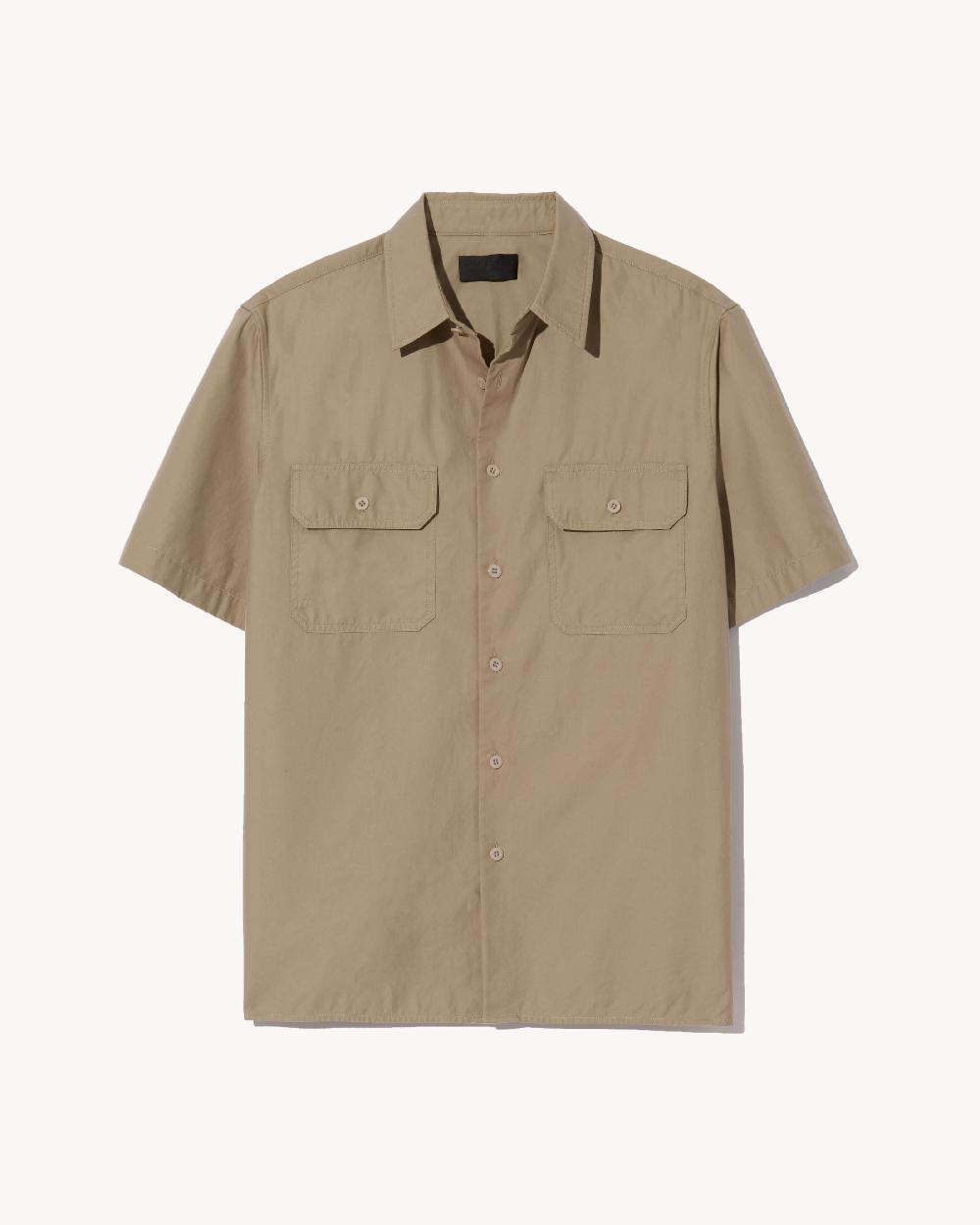 nili lotan ALVARO SHIRT TAUPE GREY