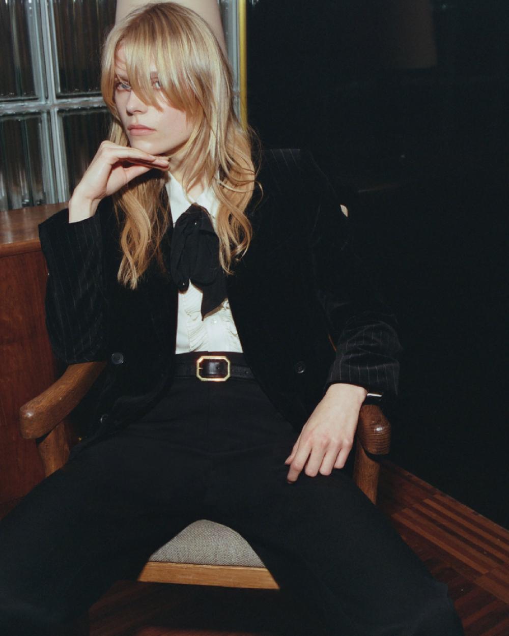 Nili Lotan ANAIS BELT BLACK