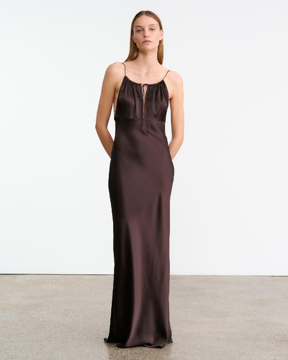 Nili Lotan ARDELLE GOWN BLACK