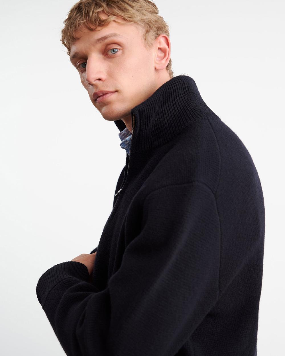 Nili Lotan AXEL SWEATER DARK NAVY