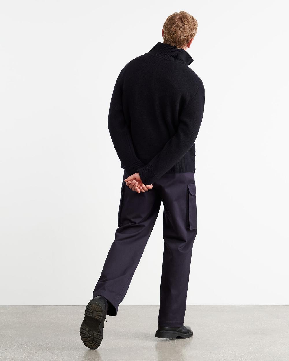 Nili Lotan AXEL SWEATER DARK NAVY