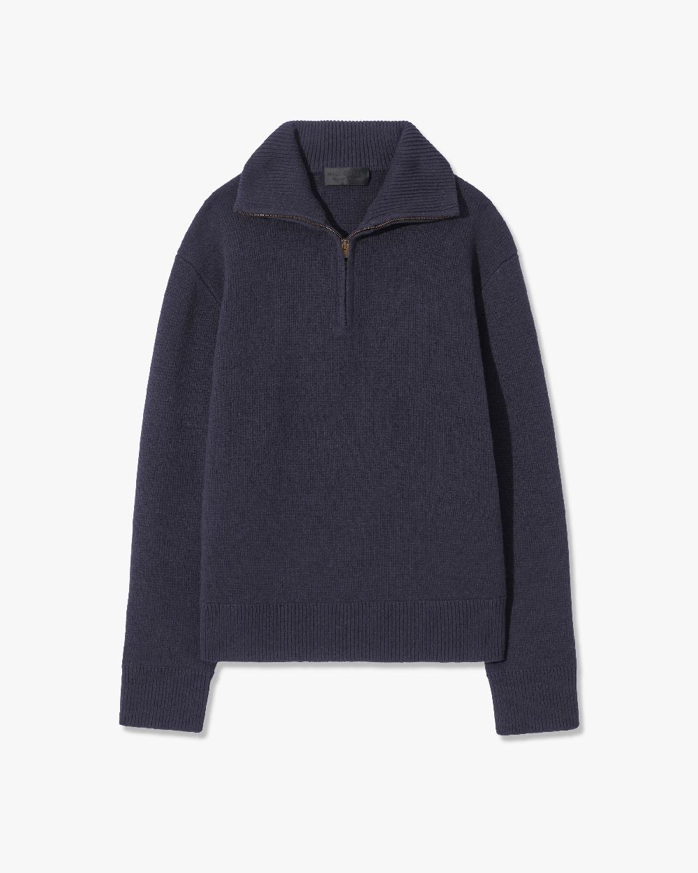 nili lotan AXEL SWEATER DARK NAVY
