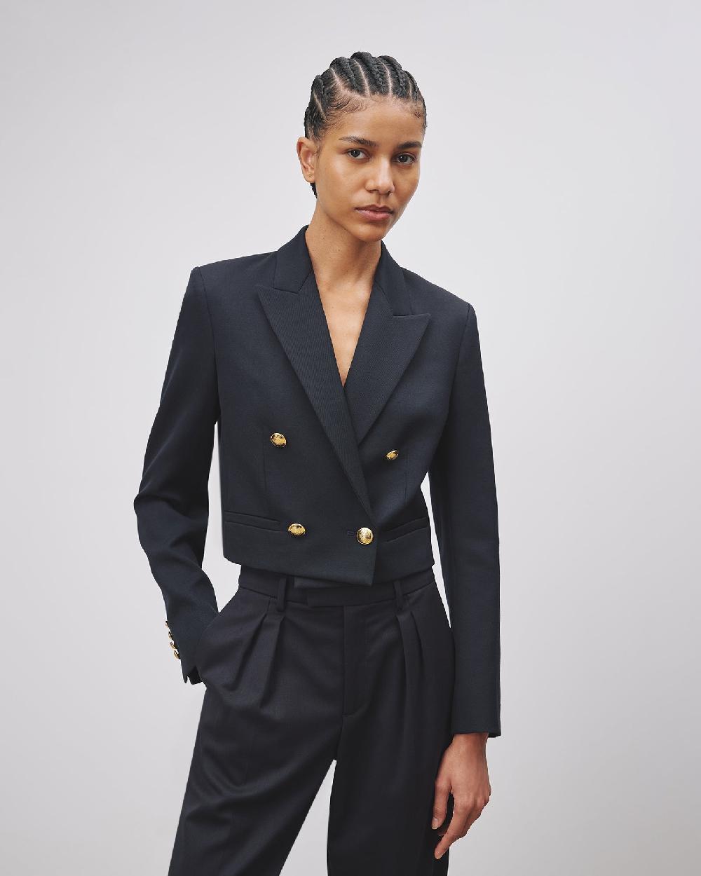 Nili Lotan BEAUREGARD BLAZER BLACK