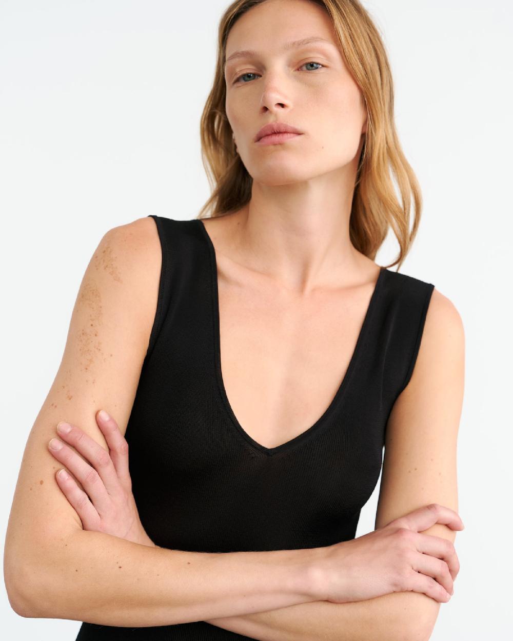 Nili Lotan BERNICE SWEATER DRESS BLACK