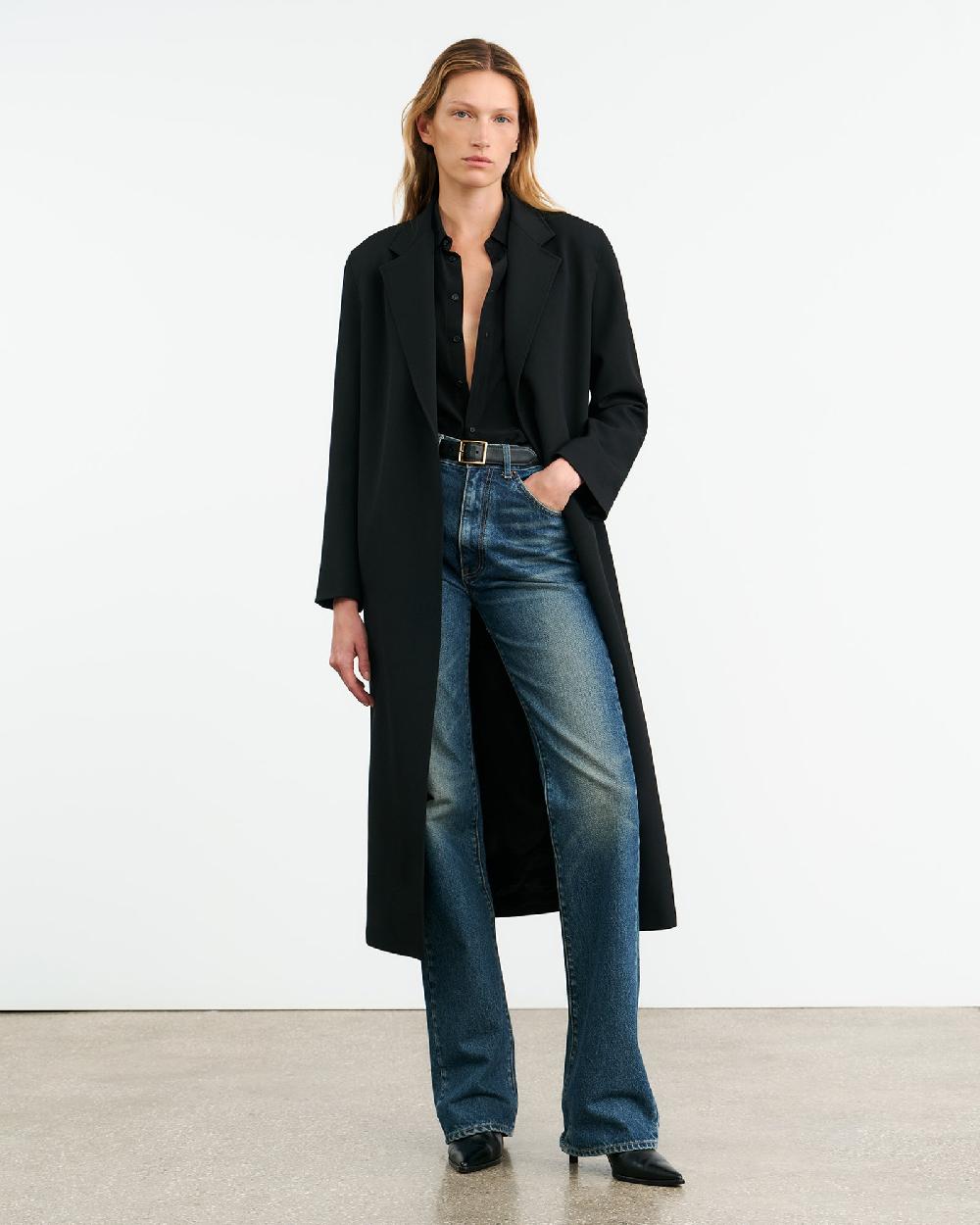 Nili Lotan BOBBY COAT BLACK