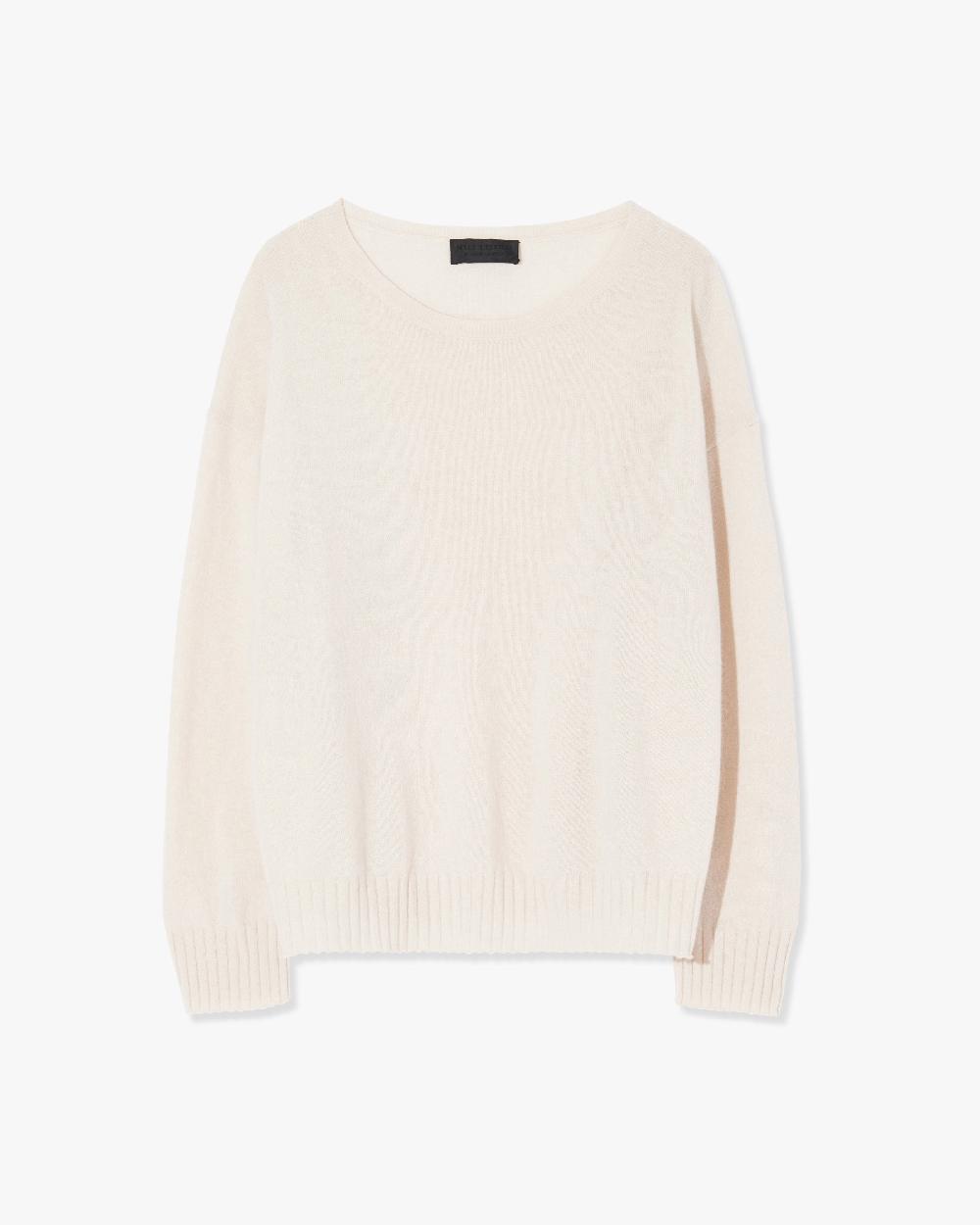 nili lotan BOYFRIEND CASHMERE SWEATER IVORY