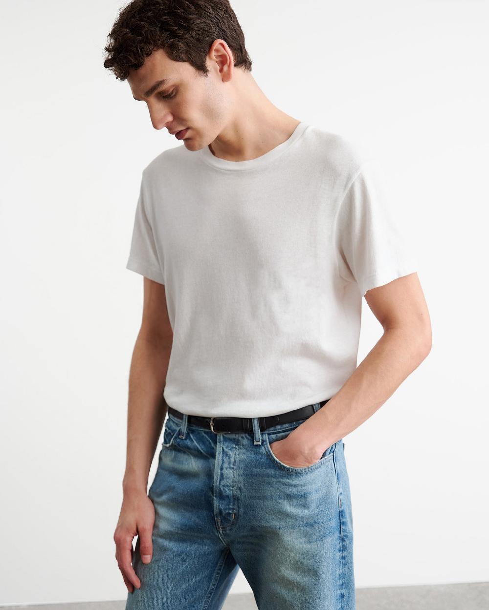 Nili Lotan BRADLEY TEE JET BLACK