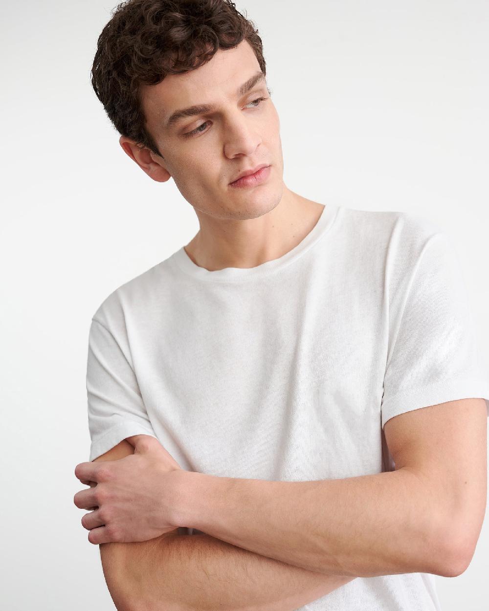 Nili Lotan BRADLEY TEE JET BLACK