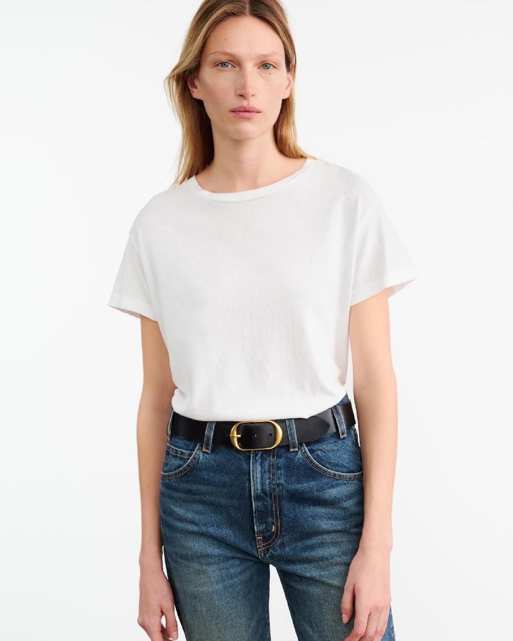 Nili Lotan BRADY TEE WASHED BLACK