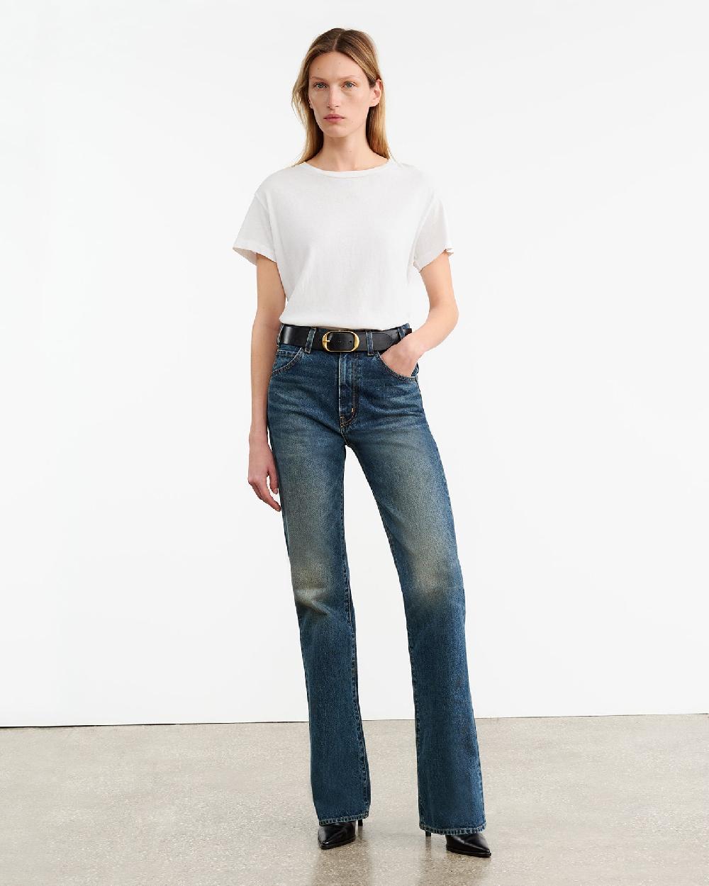 Nili Lotan BRADY TEE WASHED BLACK