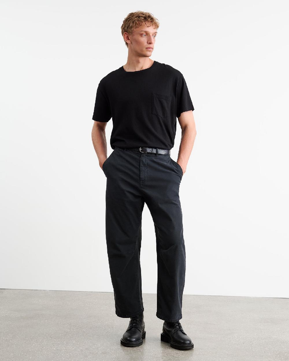 Nili Lotan BRANDON TEE JET BLACK