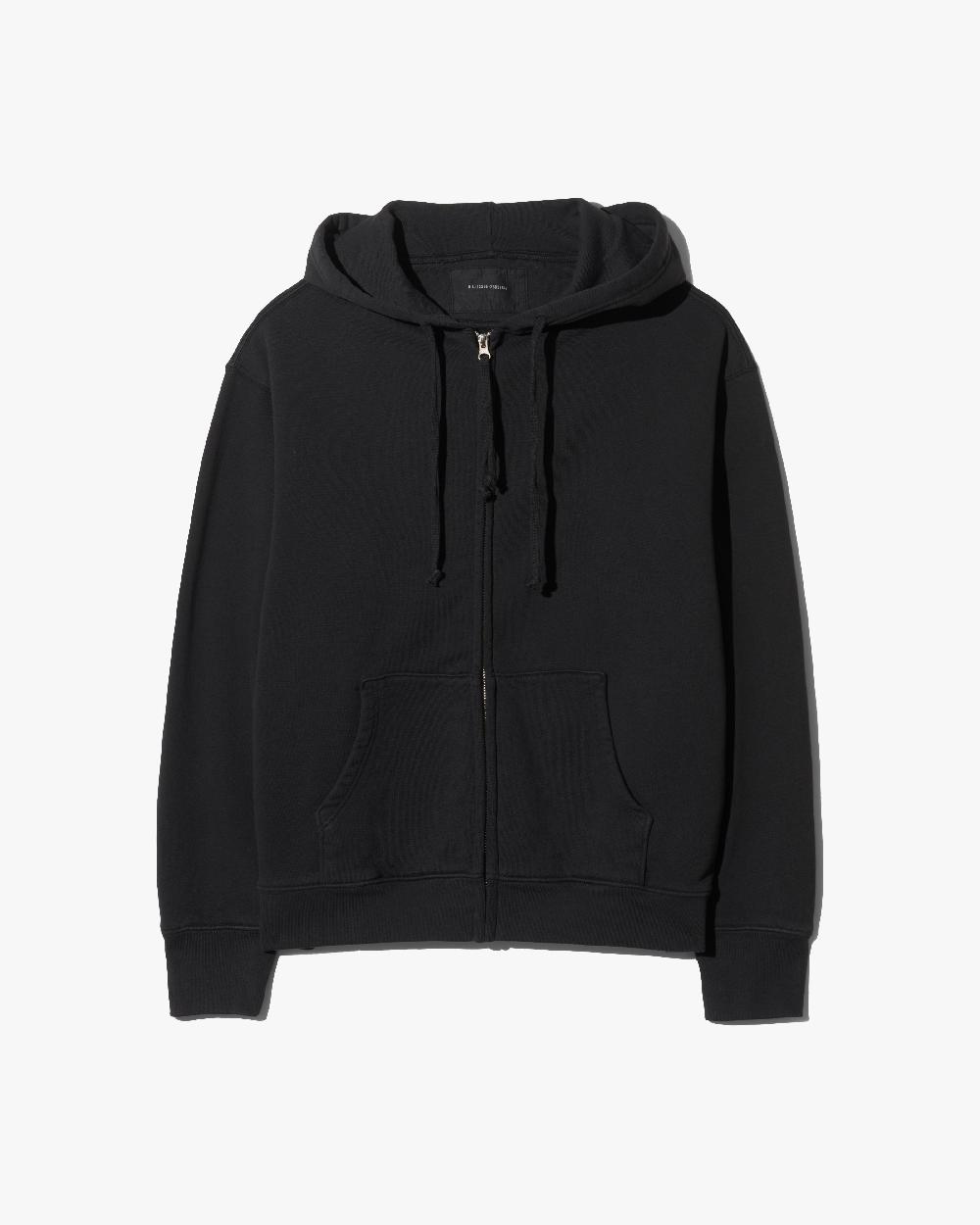 nili lotan BRIAN HOODIE WASHED BLACK