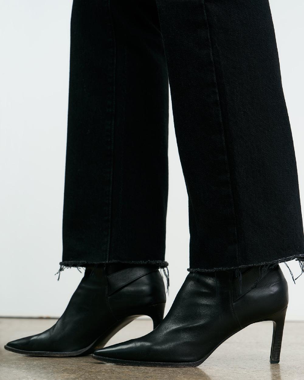 Nili Lotan CALLA JEAN DISTRESSED BLACK