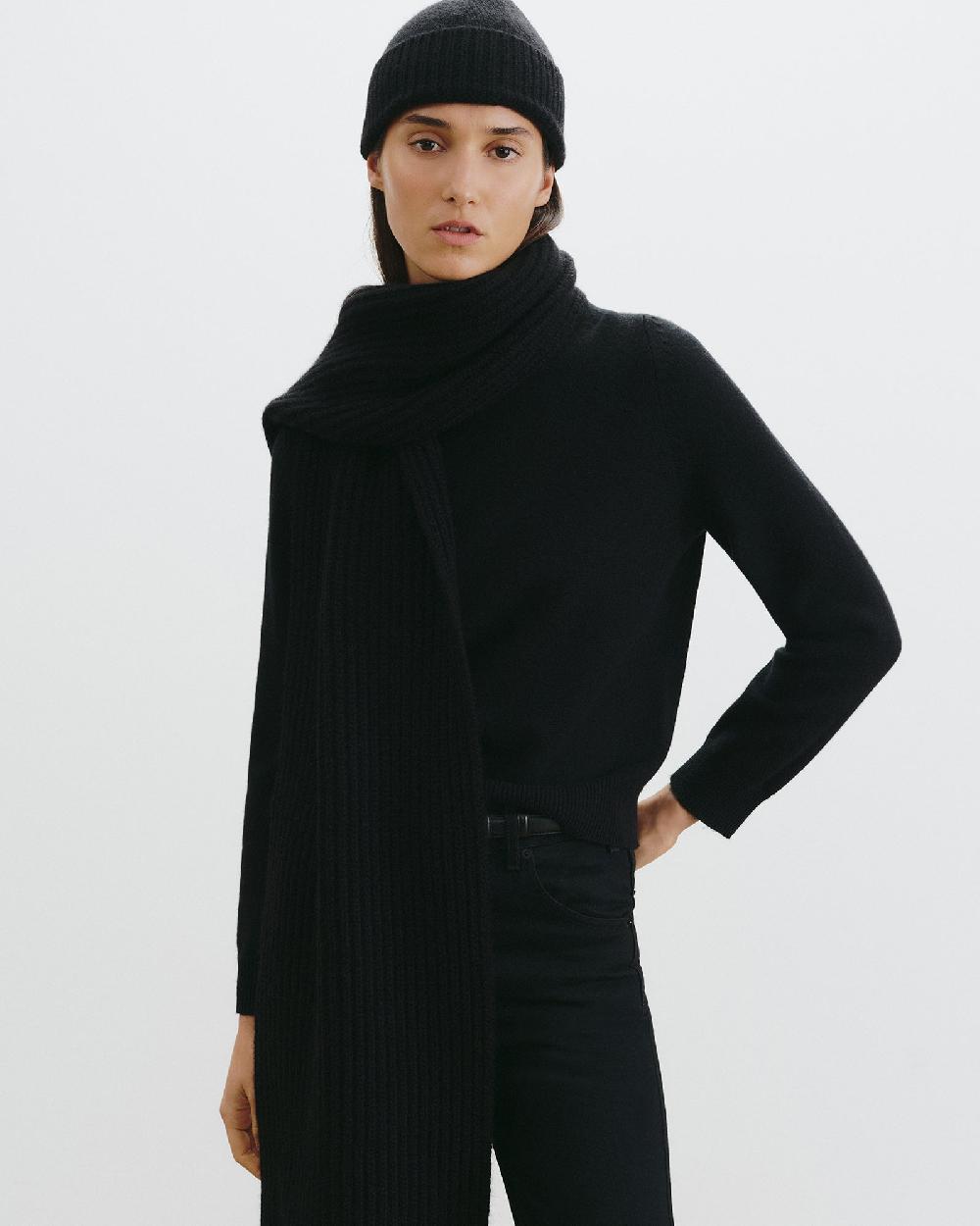 Nili Lotan CAMARI CASHMERE HAT IVORY