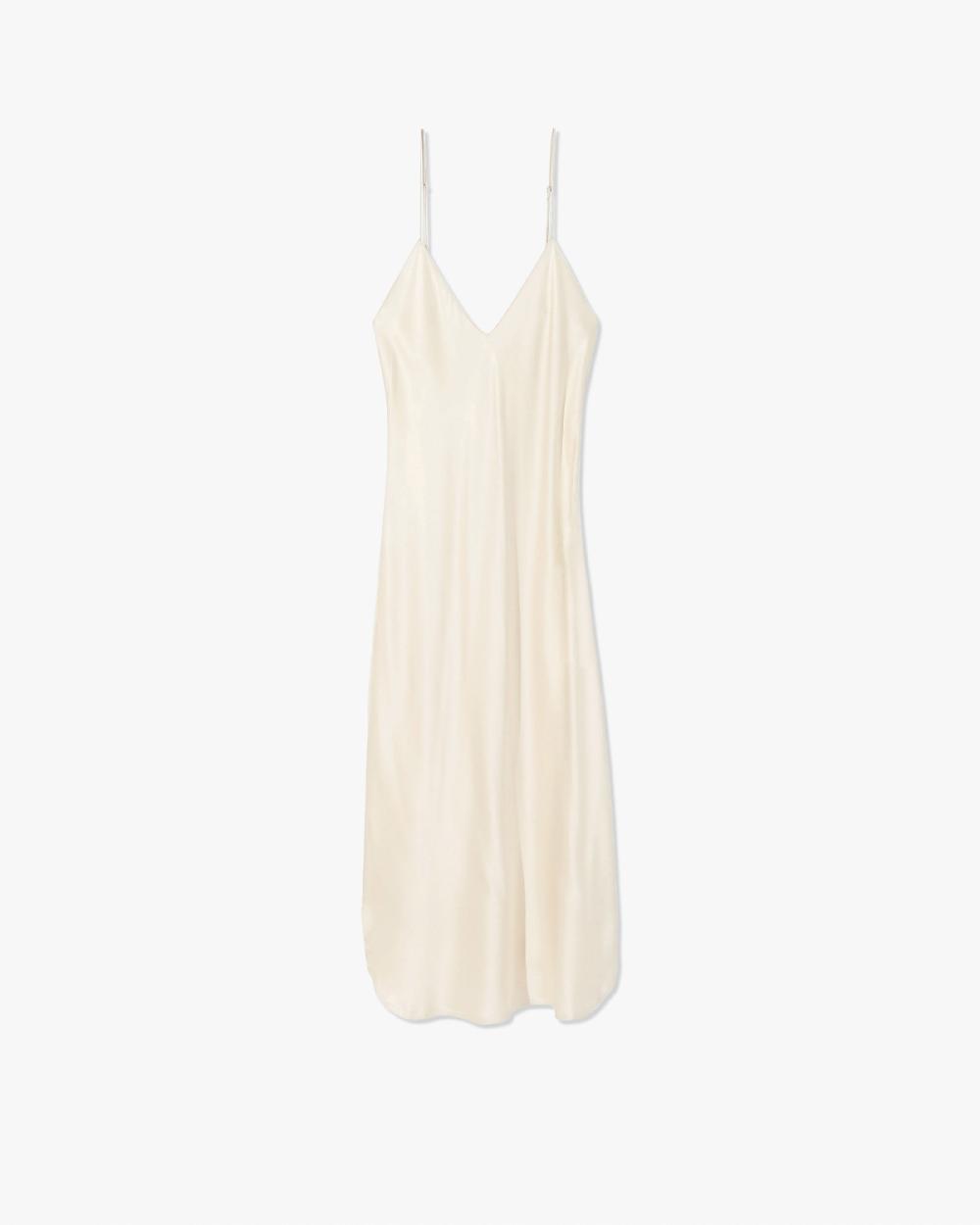 nili lotan CAMI SILK DRESS BLACK