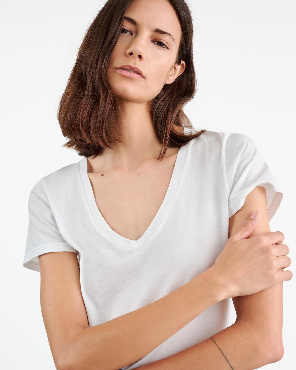 Nili Lotan CAROL TEE JET BLACK