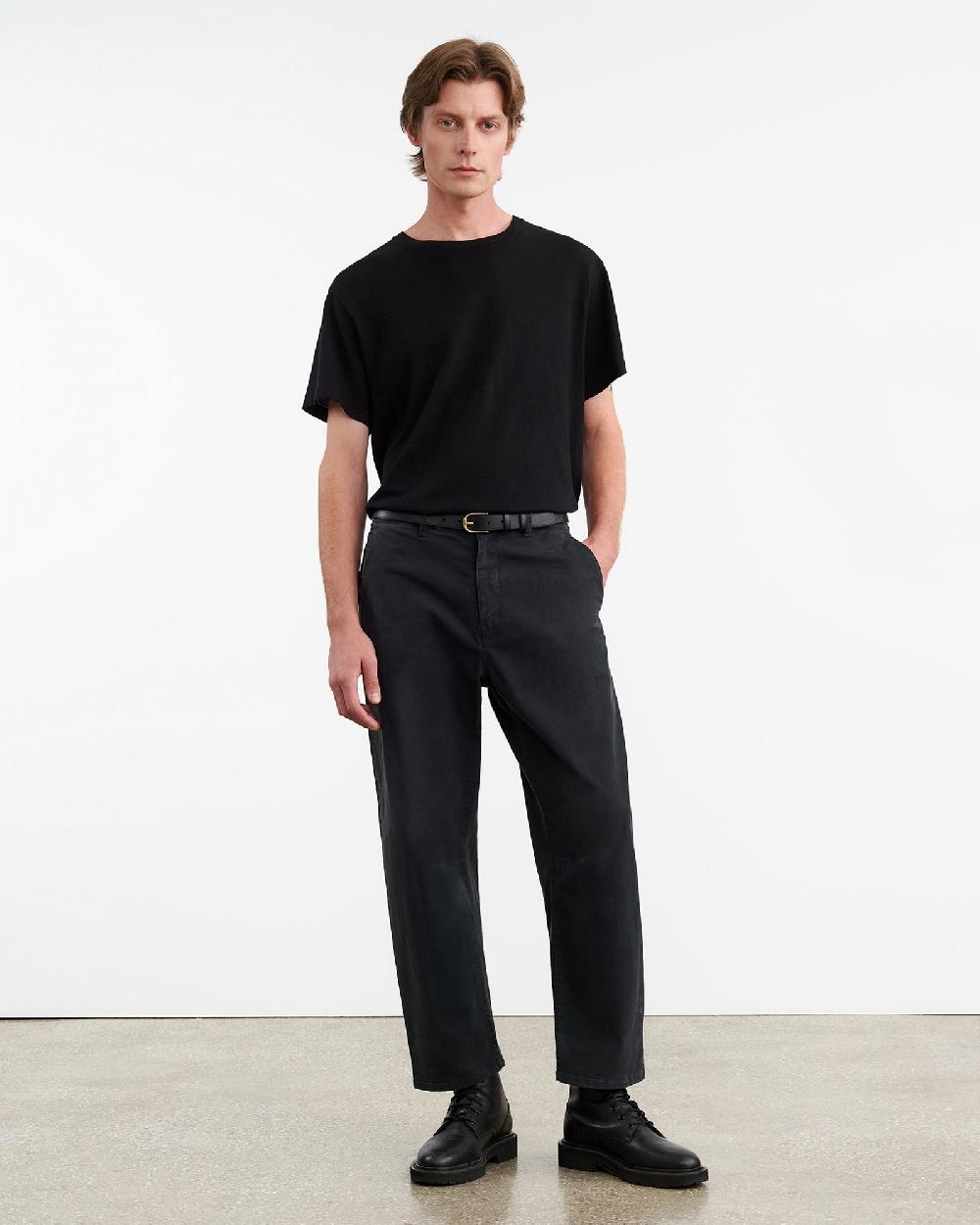 Nili Lotan CARPENTER COTTON PANT TRUFFLE TAUPE