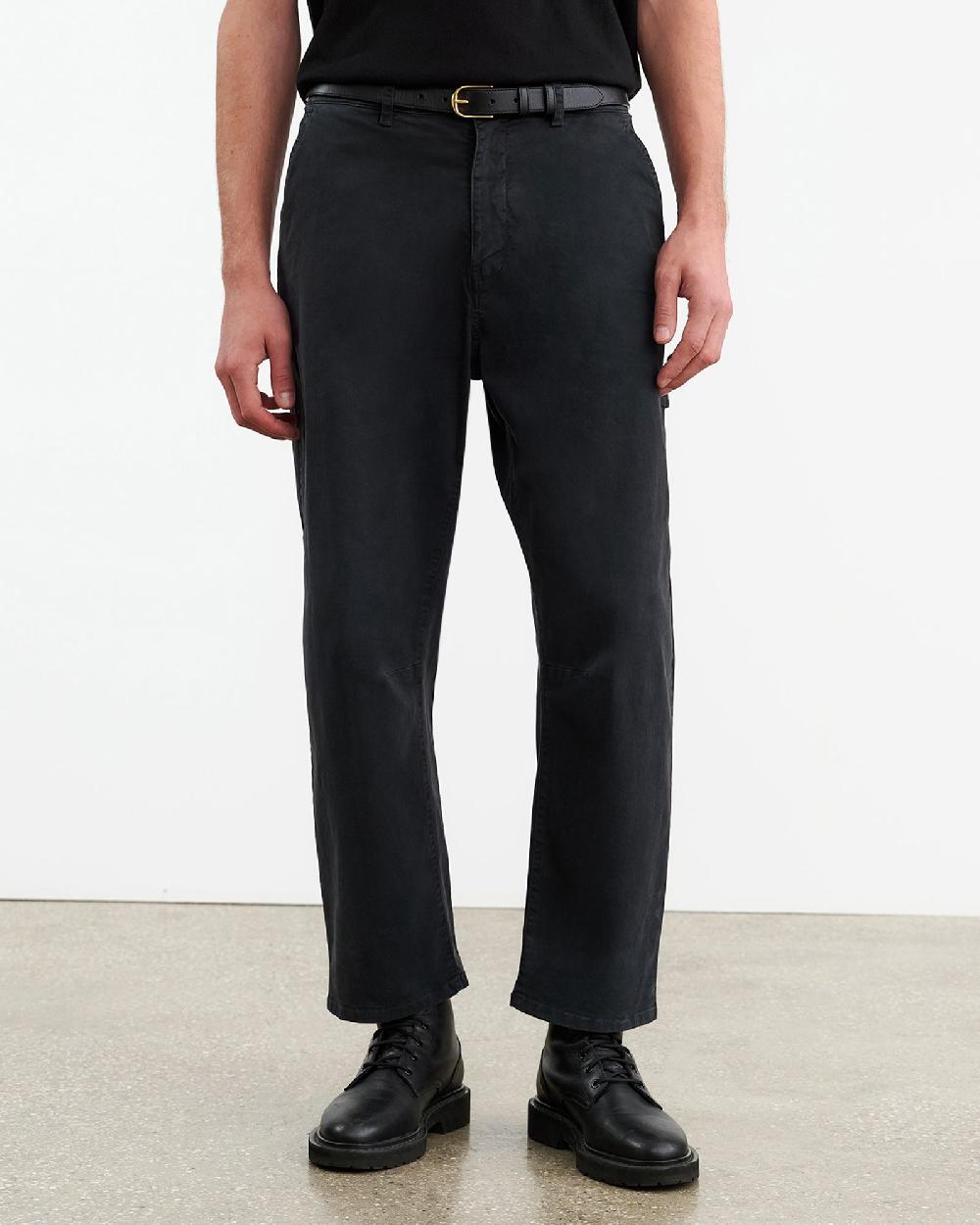 Nili Lotan CARPENTER COTTON PANT TRUFFLE TAUPE