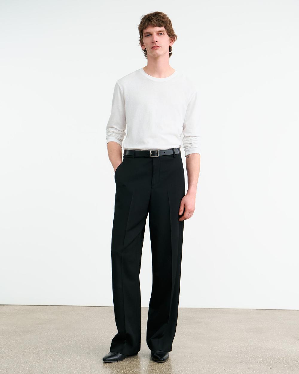 Nili Lotan CASSIUS WOOL PANT BLACK