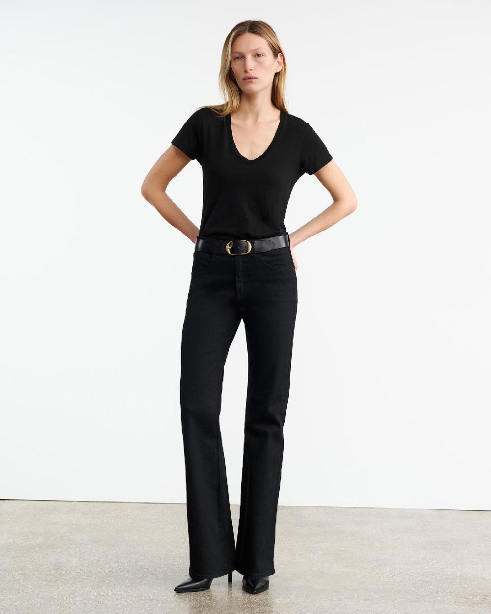 Nili Lotan CELIA JEAN DISTRESSED BLACK