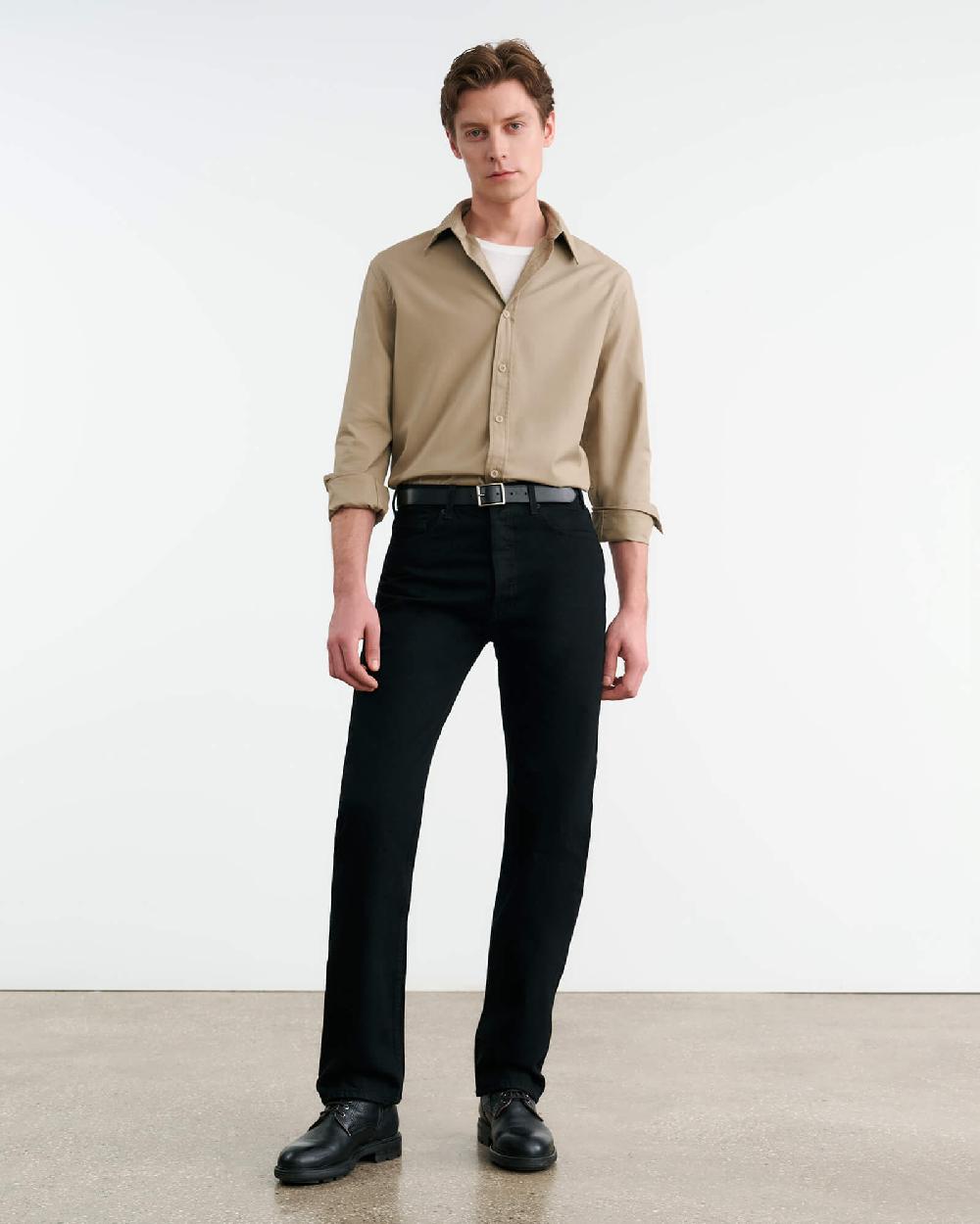 Nili Lotan CHANCE SHIRT TAUPE GREY