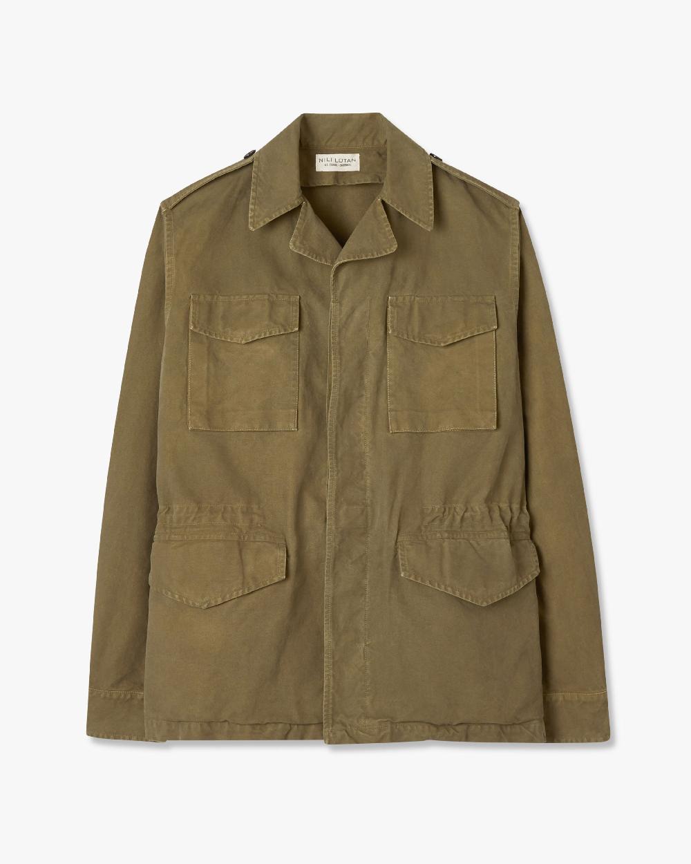 nili lotan CHARLIE JACKET UNIFORM GREEN